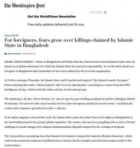 ISIS W post